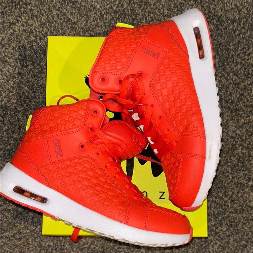 Zumba Red High-Top Sneakers
